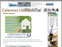 Tablet Screenshot of calaveras-literarias.com